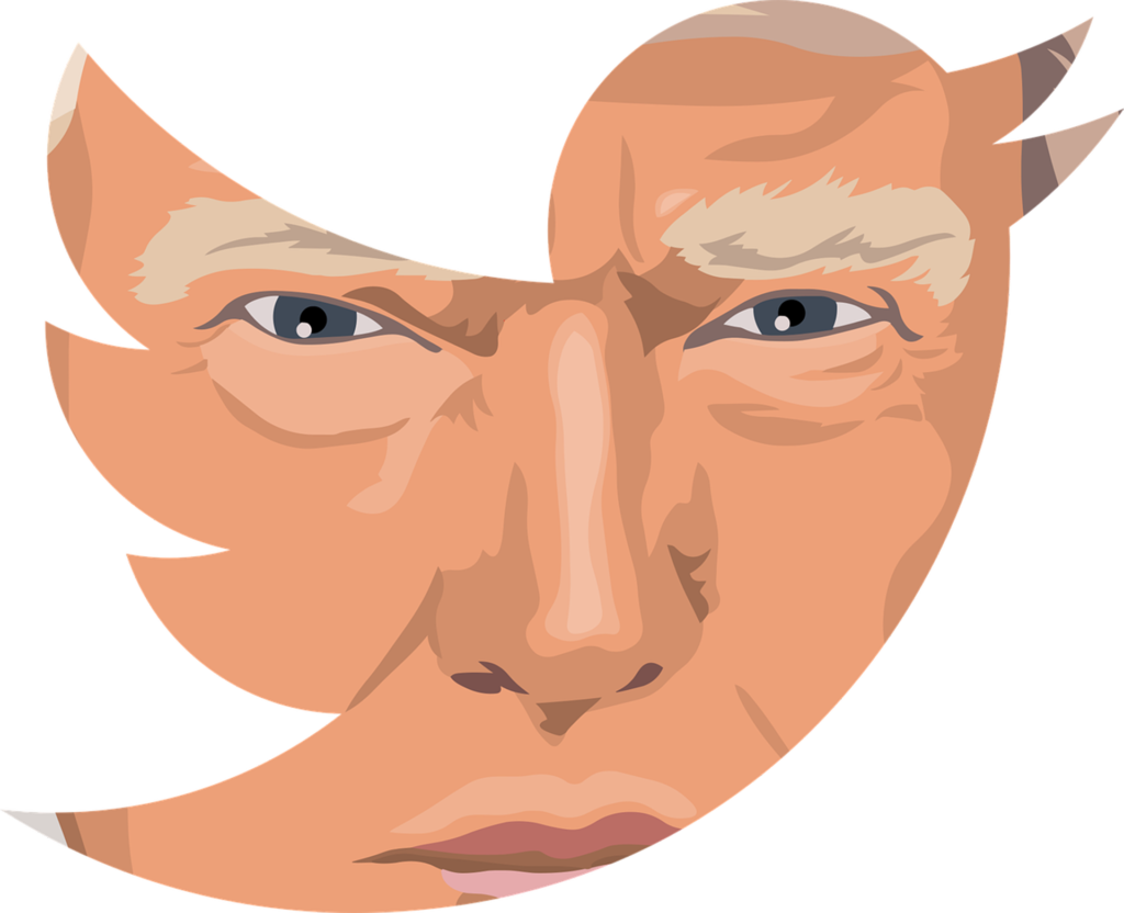 image, Twitter, dessin, Donald Trump,  